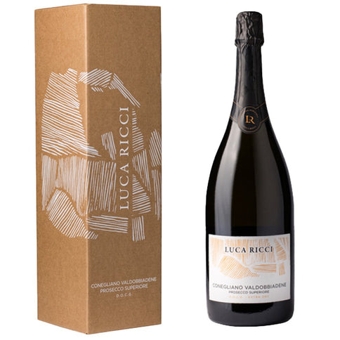 Conegliano Valdobbiadene Prosecco Superiore DOCG Extra Dry Magnum - Luca Ricci (astuccio)