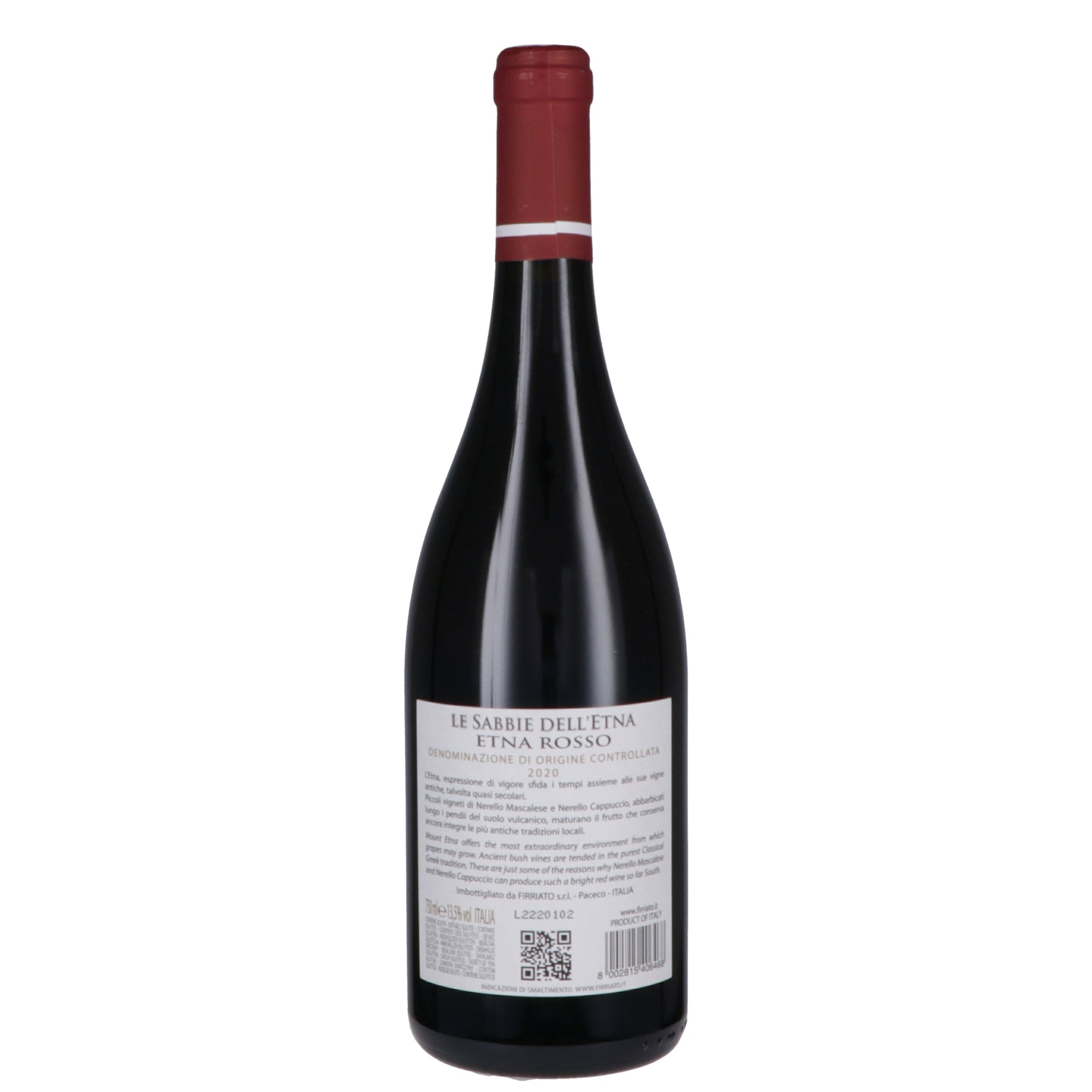 Etna Rosso DOC "Le Sabbie dell’Etna" 2022 - Firriato