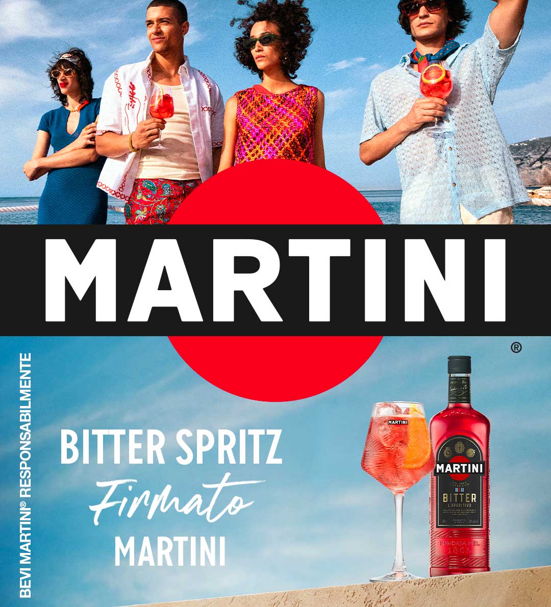 Martini Bitter Spritz