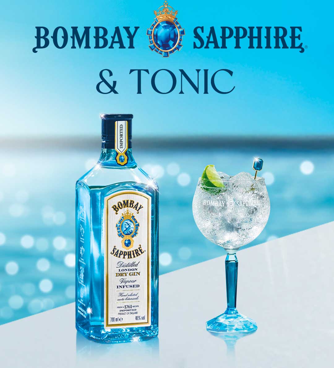 Bombay Sapphire & Tonic