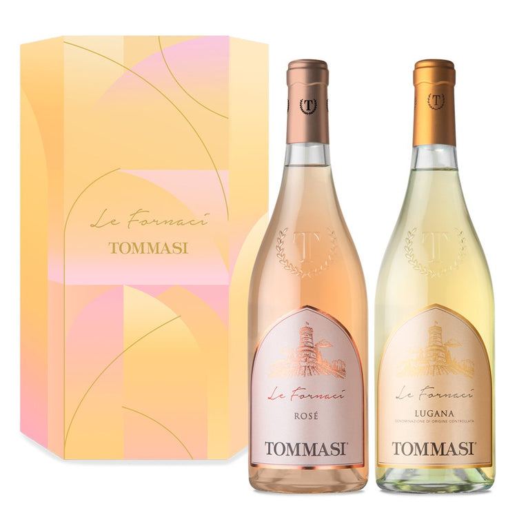Lugana DOC "Le Fornaci" 2023 + Vino Rosato "Le Fornaci" 2024 - Tommasi (2 bottiglie)