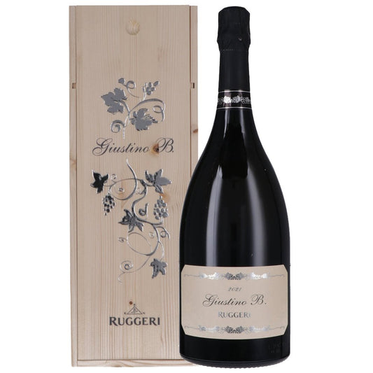 Valdobbiadene Prosecco Superiore DOCG Extra Dry “Giustino B.” 2023 Magnum - Ruggeri (cassetta di legno)