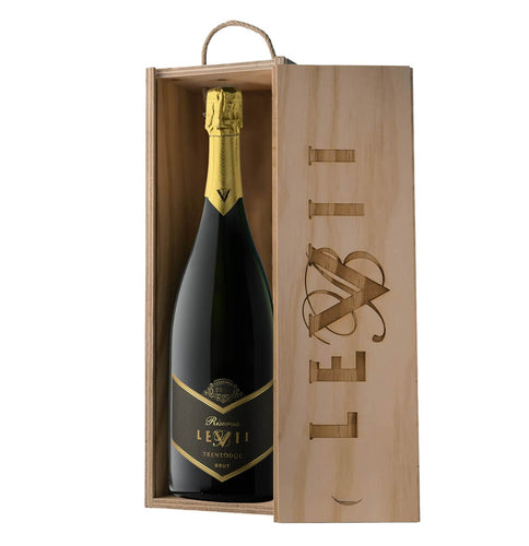 Trento Brut Riserva DOC 2017 Magnum - Levii (cassetta di legno)