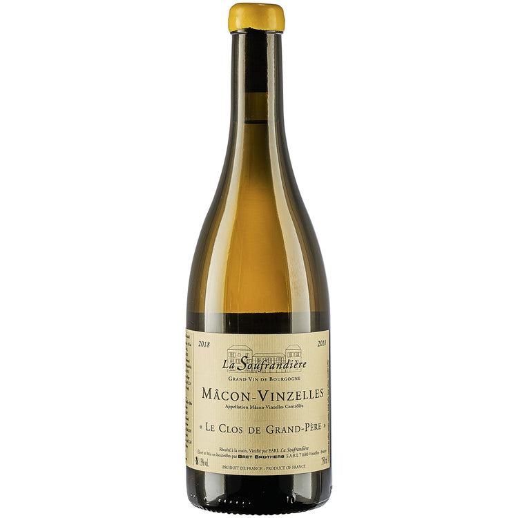 Mâcon-Vinzelles AOC "Le Clos De Grand Père" 2020 - Domaine La Soufrandière