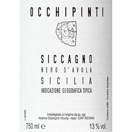 Terre Siciliane IGT "Siccagno" 2022 - Arianna Occhipinti