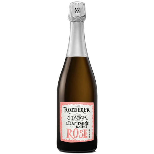 Champagne Brut Nature Rosé "Philippe Starck" Millésimé 2018 - Louis Roederer