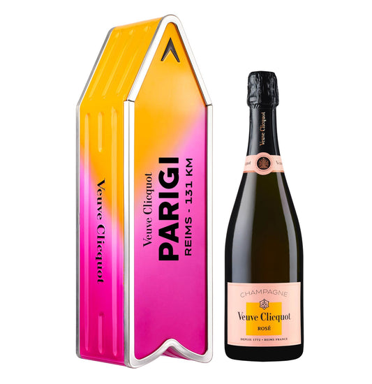 Champagne Brut Rosé Yellow Label Arrow "Follow Your Sun - Parigi" - Veuve Clicquot (cofanetto)